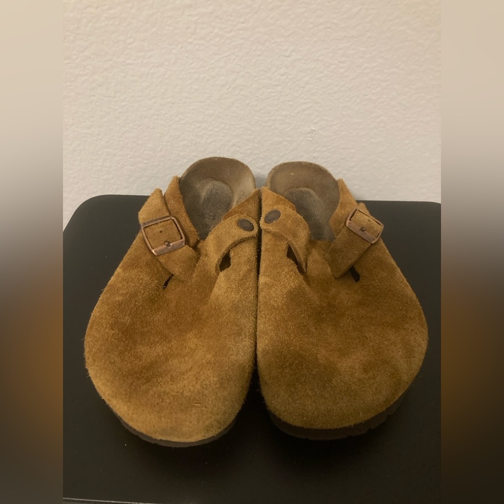 Birkenstock Rust Color Suede Clogs/Mules. Sz 6-6 1/2 Women’s. Sz Regular